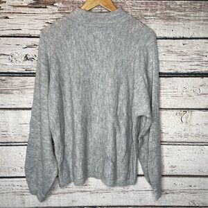 Belle by Belldini Gray Silver Pullover Sweater Women’s XL from Macy’s Soft Comfy